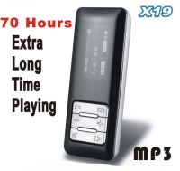 1.0" OLED screen MP3 player 70 Hours Extra Long Playing(X19)
