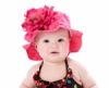 Jamie Rae Hot Pink Peony Sun Hat