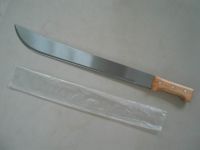 High quality machete knife M205 with wooden plastic handle