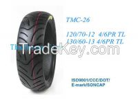 Scooter Tyre 120/70-12 TL