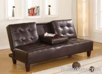 Leather Convertible Sofa Bed