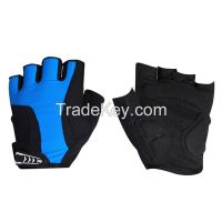 Cycling Bike Bicycle Microfiber Gel Padded Half Finger Fingerless Gloves Men or Women