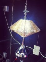 Direct manufacturers of aluminum wire light golden tower lamp room flo