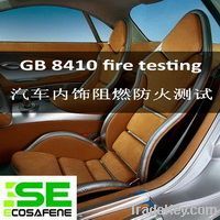 GB 8410 car fire test / Flame Test GB / T 8627 GB / T 20285