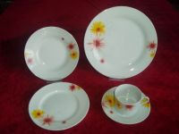 20pcs or 30pcs round porcelain dinner set