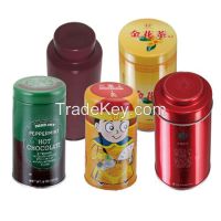 Round Packaging Boxes Gift Tin Cans