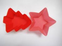 silicone christmas cake cup mold