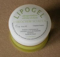 Lipogel made with sicilian olive oil