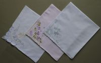 cotton handkerchief/embroidered  handkerchief