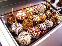 caramel and chocolate covered apples