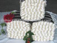 Raw silk yarn