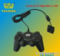 dual vibration joupad, wired double shock gamepad, game console, for PS2