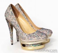 Ladies high heel fashion shoes
