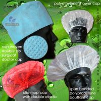 bouffant cap, PE shower cap, nylon hairnet cap