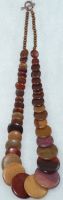 handcrafted Exotic Wood necklaces cocobolo purpleheart