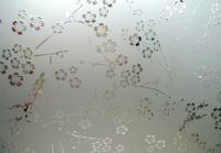 acid etched glass