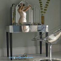 Mirrored furniture, dressing table, mirror table