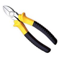 Nickel finished diagonal pliers