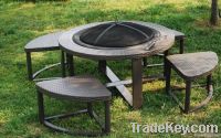40 Inch Round Fire Pit Set (FT3032CP)
