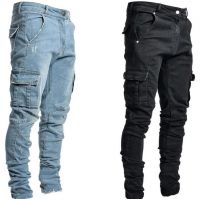 Top Quality Skinny Motorbike Cargo for Men, CE Approved Reinforced Style Jeans Men Denim Jeans Straight Cut jeans