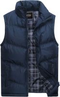 Windproof Sleeveless Jackets Winter Sports Golf Gilet Nylon Polyester cotton Padding Puffer Vest Mens Golf quilted Vest