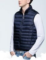 Men's High Quality Washable Winter sleeveless Puffer Jacket Puffer Vest Made of 100% Polyester