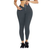 Newest Women Active Wear High Waist Yoga Tights Compression Yoga Pants Fashion Metallic Leggings