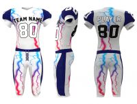 Dispatches from a small business in Pakistan Materials: Polyester Mesh, Polyester Dazzle  Description This is Sublimation Custom Football Jersey, Jersey with Personalized name and numbers with Team Name Process time is 1 to 3 Working Days and it can take