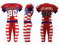 Top Quality American Football Uniforms Customized Designs Printing Sublimated Quick Dry Breathable American Football Uniforms 