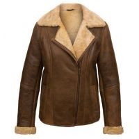 Custom Made Sheep Skin Shearling Leather Jacket Infinity Men' Shearling Sheepskin Bomber Leather Flying Aviator Jackets