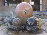 granite floating ball, stone ball, stone sphere, stone fountain ball,