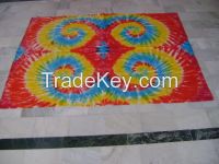 indian tiedye bedspread