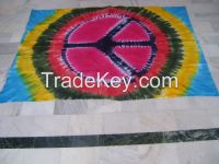 indian tiedye bedspread