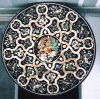 Marble inlay table