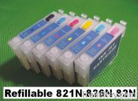 (RCE821n-826n) refillable refill ink cartridge for Epson 82n R290/R390