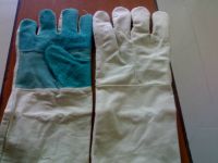 LEATHER COTTON SAFETY HAND GLOVE