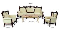 wooden sofa