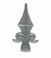 Wrought iron spearhead