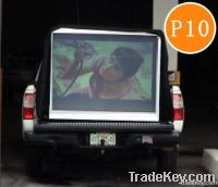 PH10 outdoor full color truck-mounted moving led display