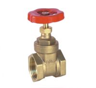 J2001 brass gate valve, PN10, FxF
