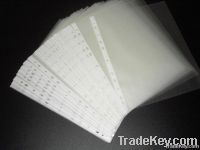 A4 Antistatic Pp Sheet Protector，esd Punched Pocket，clear Pocket