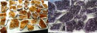 Amethyst, Citrine and Clear Quartz Clusters