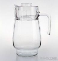 glass jug and cu set, water jug, drinkware glass glass water pot/glass p