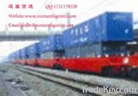 Train transport service to Turkmenistan