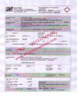 ECTN/BESC/CNCA/F.E.R.I./certificates for shipment to Africa