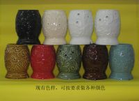 CERAMIC OIL BURNER WITH ELECTRIC LINE OR T-LIGHT CANDLE