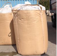 Flat Bottom Bottom Option (Discharge) and Double Stevedore Strap Loop Option (Lifting) 1 ton bulk bag for waste chemical sand