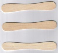 wooden ice cream spoons