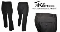 Karl Kertess Golf Trousers - Plain Black