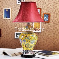 TYLP38 Chinese Famille rose Ceramic Table Lamp